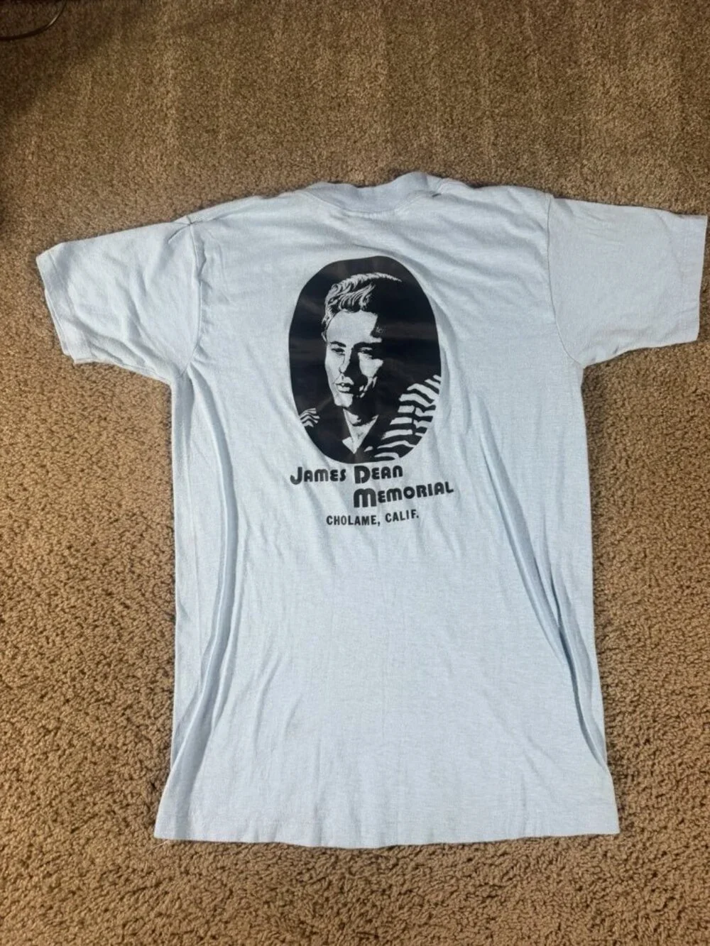 Vintage James Dean Memorial Cholame CA T-Shirt Medium Sneakers USA 50/50